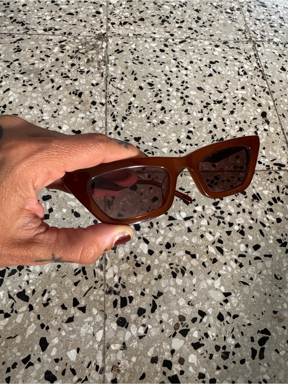 Banbé Brown Cat-Eye Sunglasses for Women